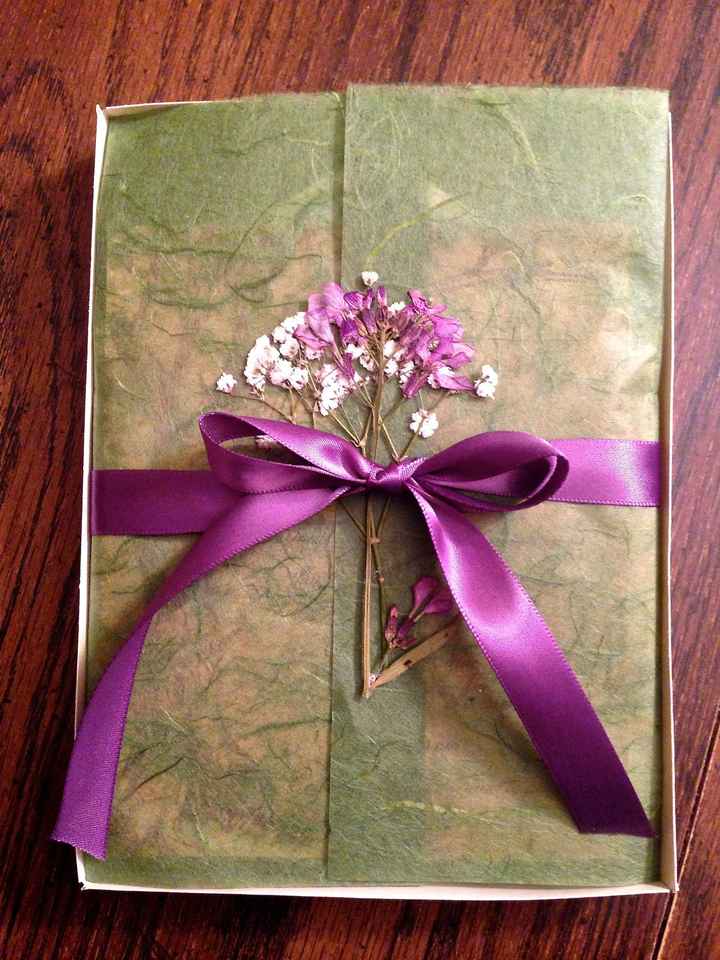 Show us your wedding invitations!