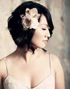 Short hair style day of