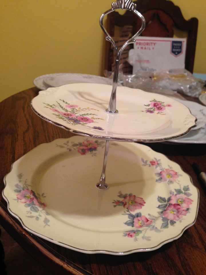 DIY china cake stands!!! (pics)