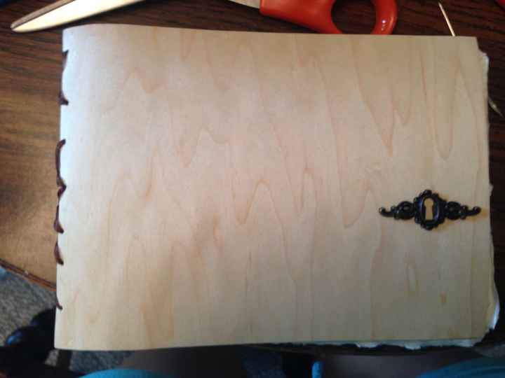 DIY guest book (Pics) and input needed.