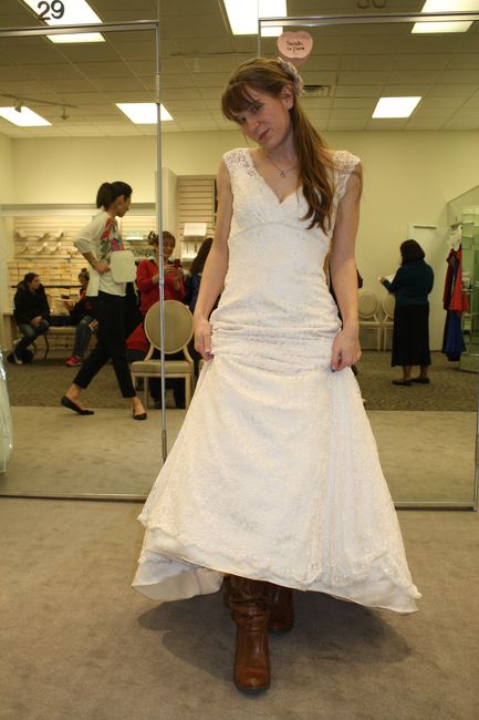 So, can I see your dresses?