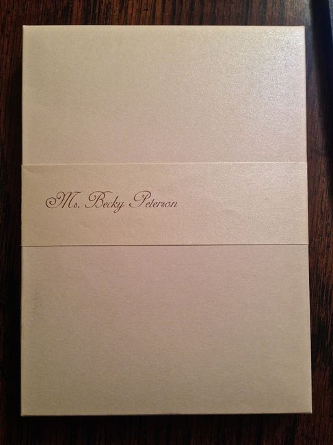 Show us your wedding invitations!