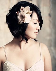Short hair style day of