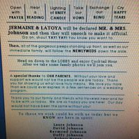 wedding programs DIY