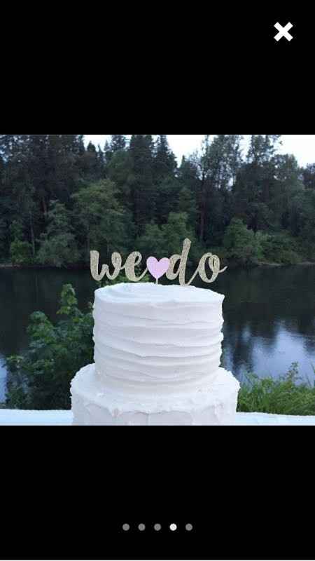 Wedding Cake Topper