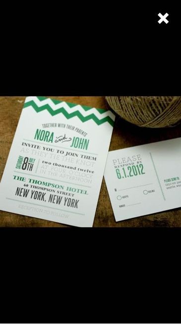 Invitation decision! FH and I like different designs.. Options welcomed