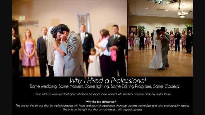 ? For anyone who didn't use a pro-photographer?