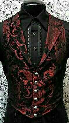 i am trying to find a Victorian gothic vest for my groom that will go good with my wedding dress. Wh