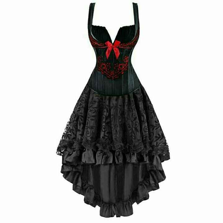 i am trying to decide on what look to go with for my bridesmaids dresses. What is "too much"? - 2