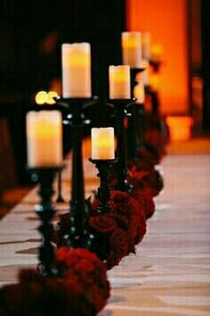 These are a few of the decorations that I've come across on Pinterest for my gothic "interview With a Vampire" wedding that I'm so going to recreate t 3