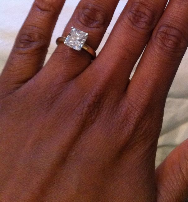 We haven't seen any BLING in a while!  Show off your rings!