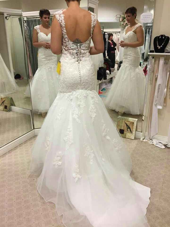 Let's see your wedding dresses.