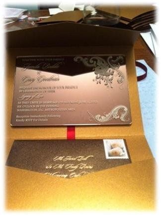 Invitations went out yesterday... first RSVP today!