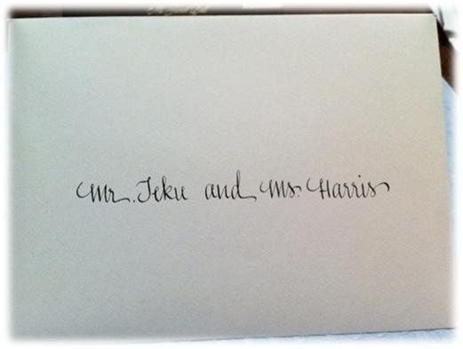 Invitations went out yesterday... first RSVP today!