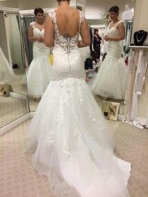 I wanna see your wedding dress!