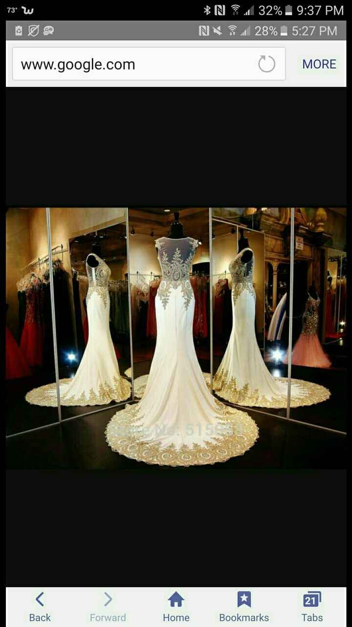 Anybody have a non traditional Wedding Dress?