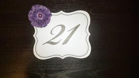 Table Number advice please!