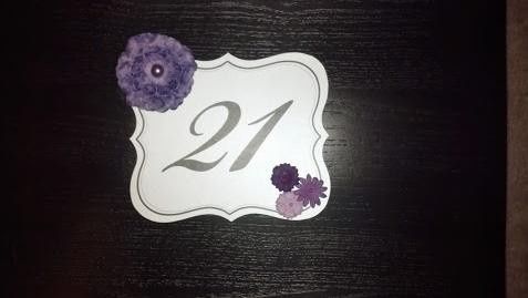 Table Number advice please!