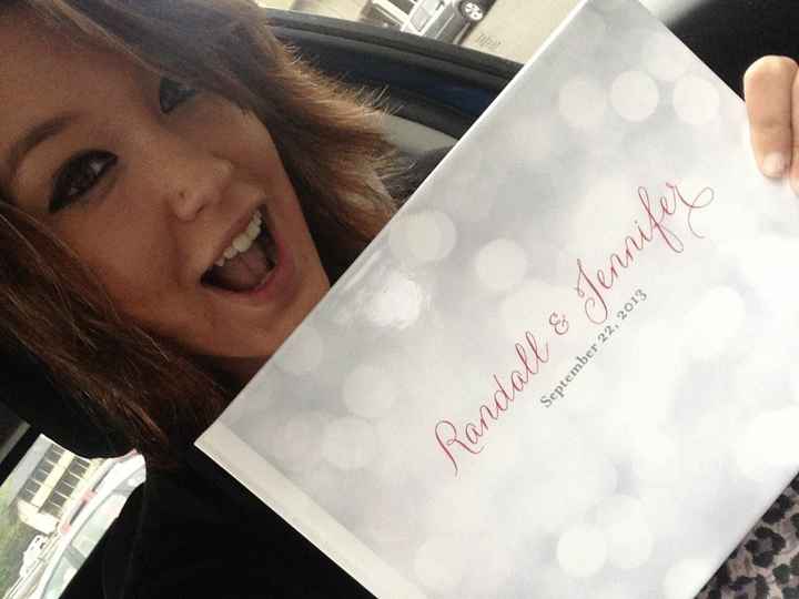 Got my guest book!