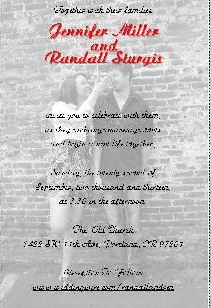 Personal Pictures on Invitations?