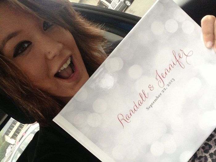 Got my guest book!