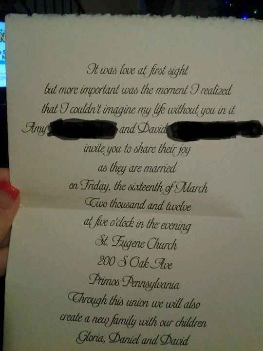 Where did you order your invitations from?