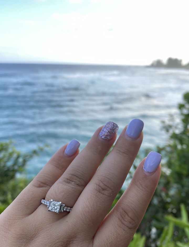 Can't believe it's been one year since I said yes! 