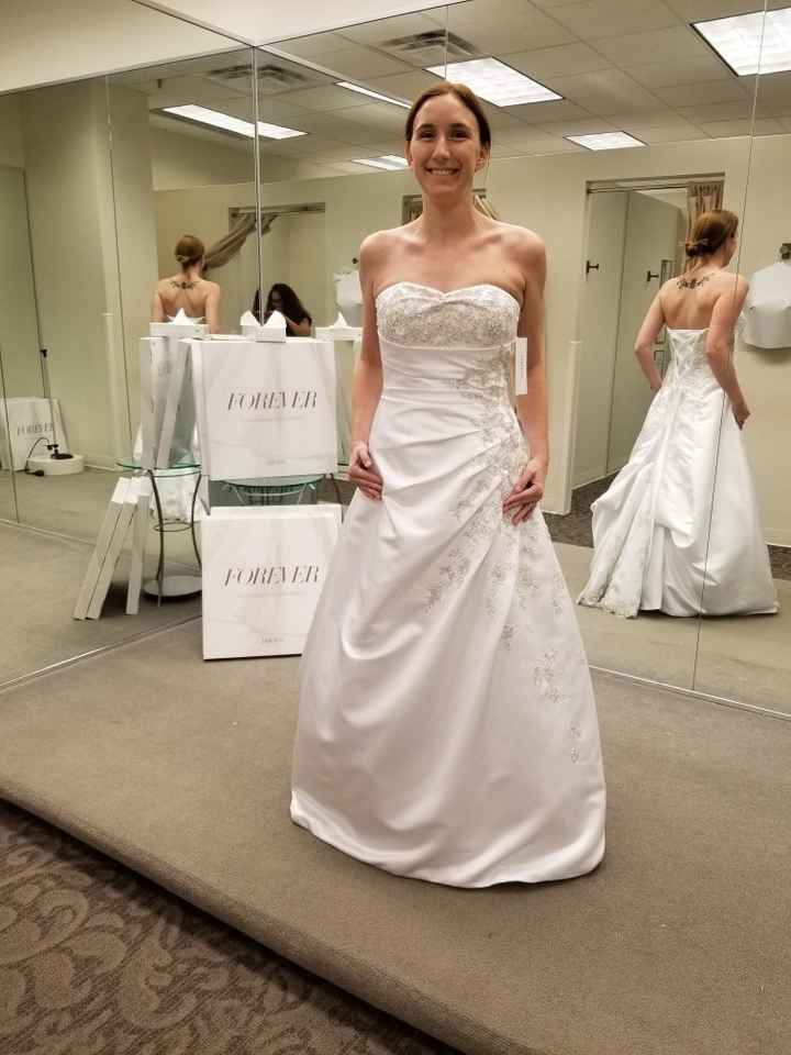 Found my dress the first time shopping?? - 1