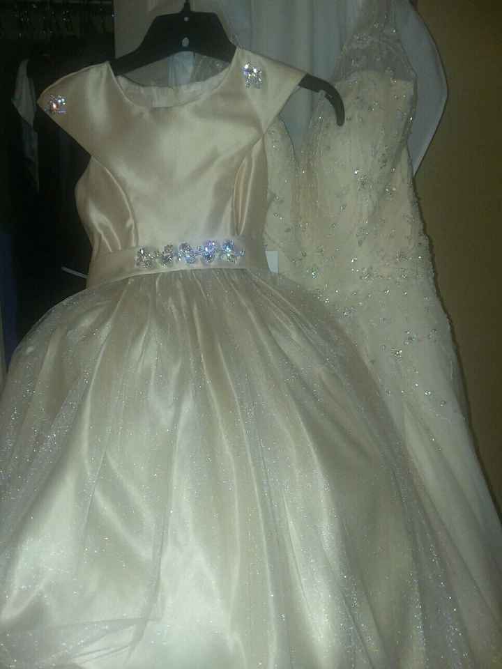 Flower girl dresses were just delivered! Sweet!! - 1