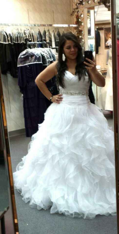 i am having second thoughts on my dress!!