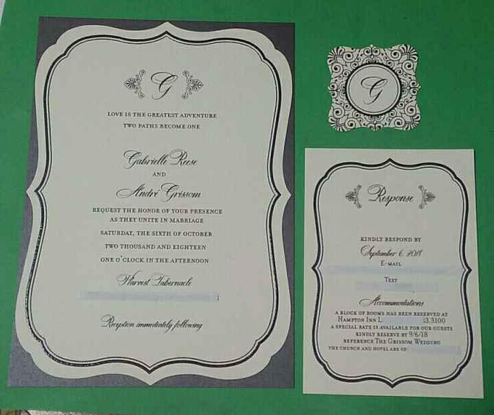 Recommendation for wedding invitations - 1