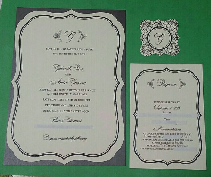Recommendation for wedding invitations - 1
