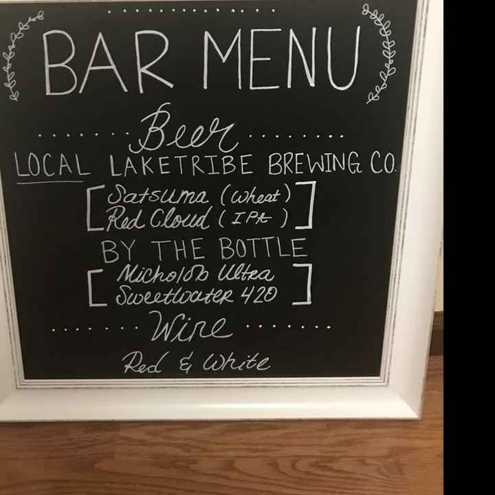 Bar menu- how does this look? - 1