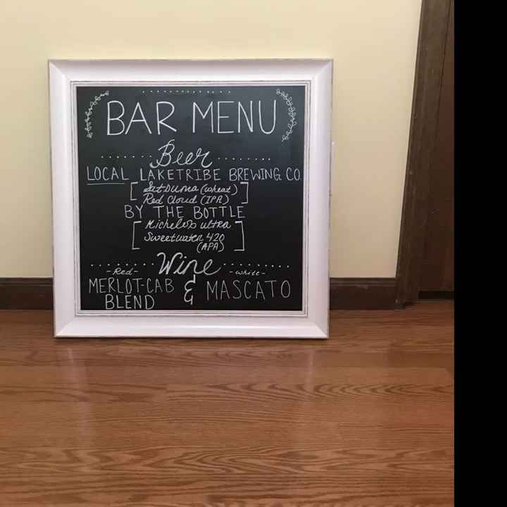 Bar menu- how does this look? - 1