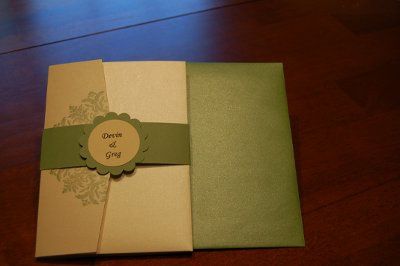 Ordered our wedding bands and got our invites today =) (pics)