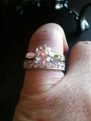 Ordered our wedding bands and got our invites today =) (pics)