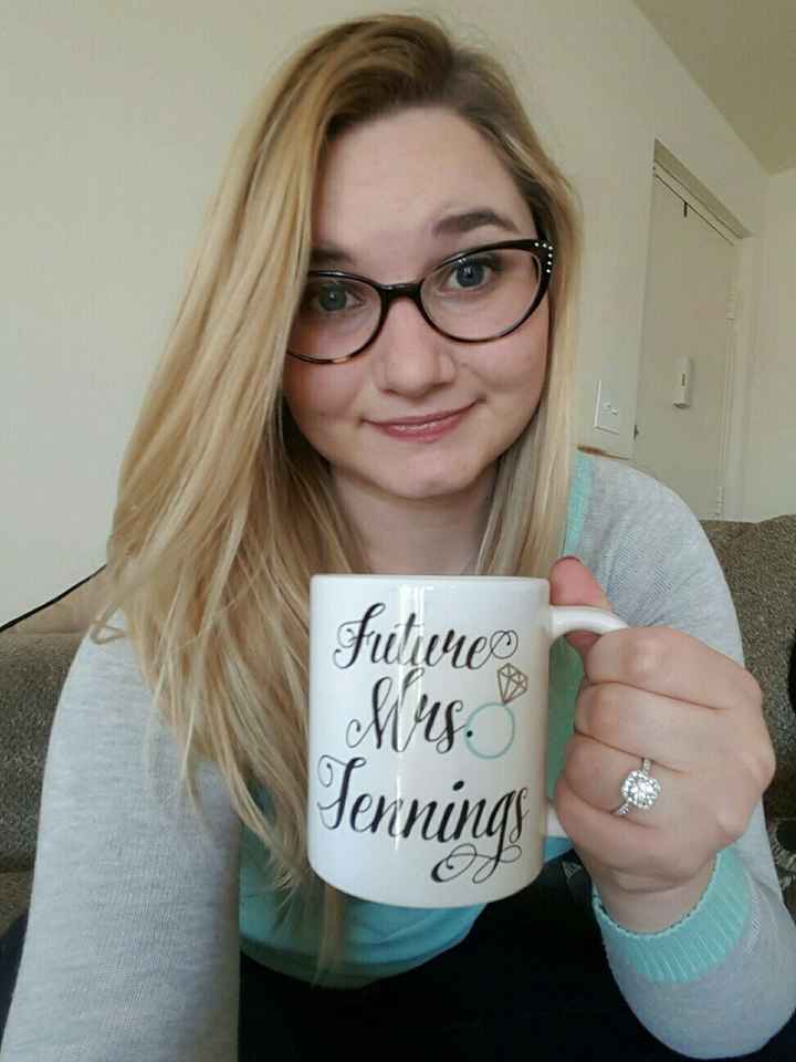 Shameless Mug/Engagement Ring Pics!