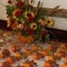 Fall wedding ideas! Place card holders!