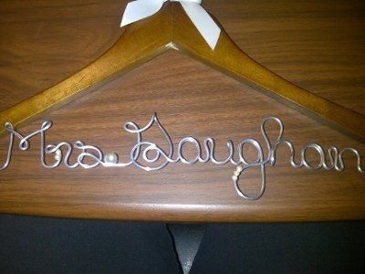 Show me you wedding dress hanger, where did you buy your hanger?