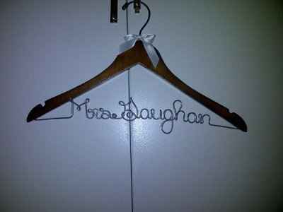 Show me you wedding dress hanger, where did you buy your hanger?