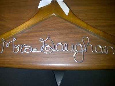 Show me you wedding dress hanger, where did you buy your hanger?