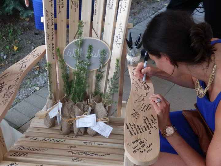 Cool guest book idea