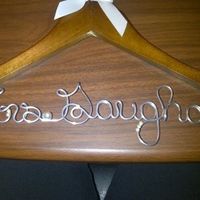 Show me you wedding dress hanger, where did you buy your hanger?