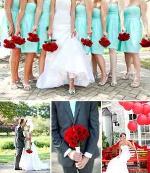 bridesmaids and groomsmen attire