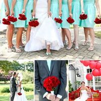 bridesmaids and groomsmen attire