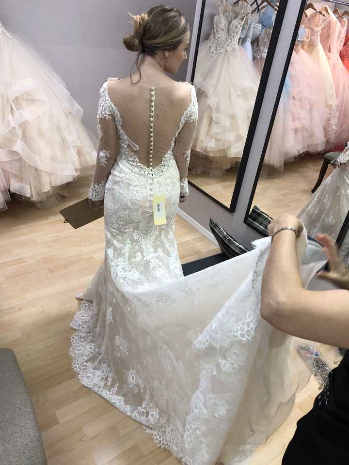 First fitting done - so excited for this bustle! - 2