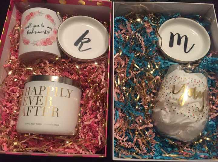 What are you doing for your bridesmaids? - 1