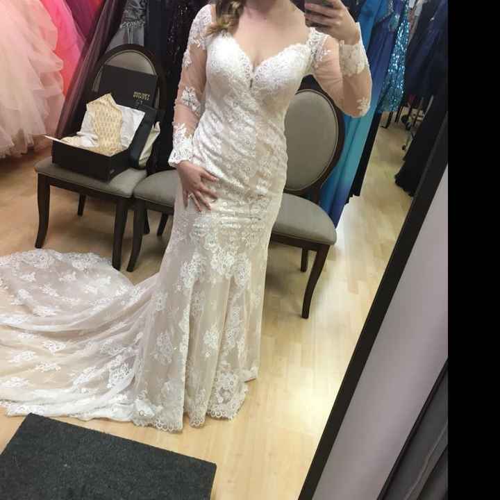 Final fitting complete! June wedding - 1