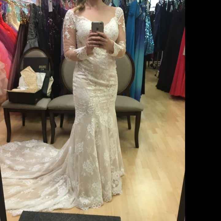 Final fitting complete! June wedding - 2