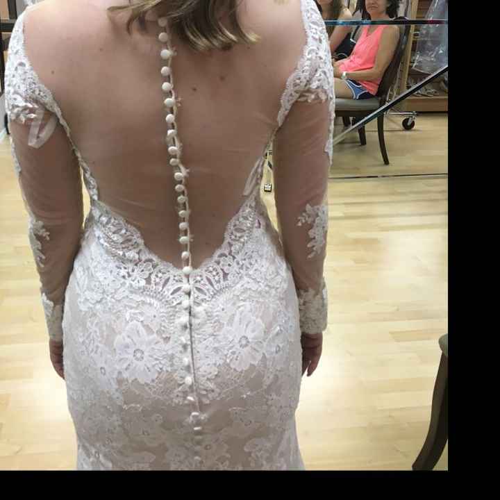 Final fitting complete! June wedding - 3
